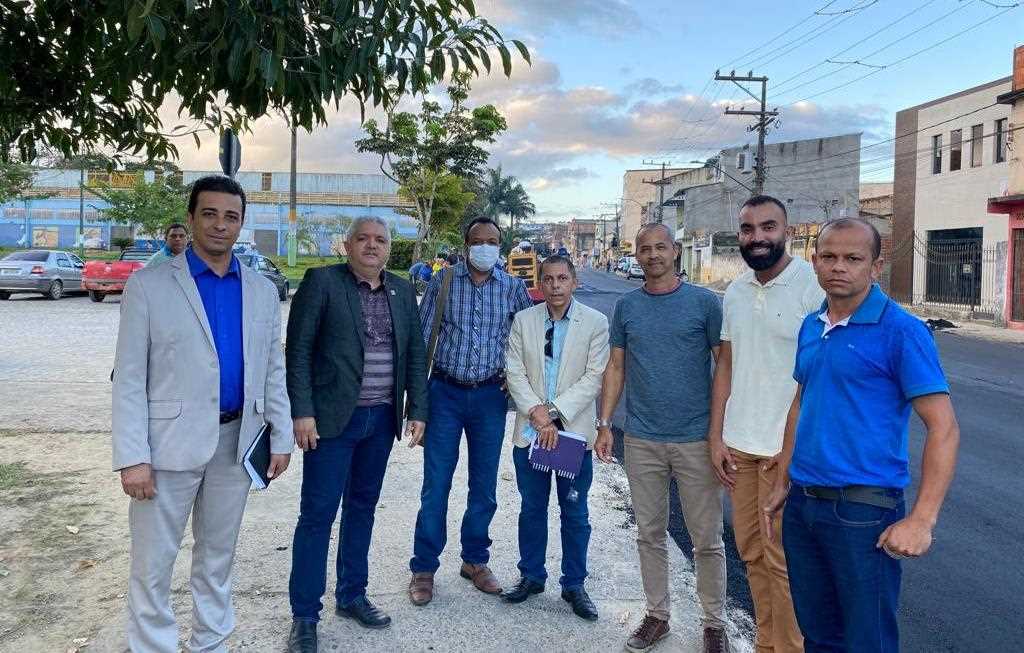 Camacã: As obras de asfalto da Rua Mário Batista estão em ritmo acelerado